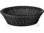 Cesto Per Buffet Cesto Di Sistema Cesto Nero Gastro Rotondo ø 37 Cm, Polipropilene