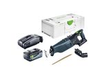 Festool Rsc 18 Eb-Basic Sega A Gattopardo A Batteria 18 V Brushless + 1X Batteria 8,0 Ah + Caricabatteria Rapido + Systainer