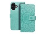 Custodia / Cover Per Apple Iphone 16 Mandala Verde - Libro Mezzo