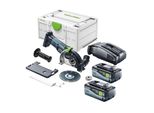 Sistema Di Taglio A Mano Libera A Batteria Festool DSC-AGC 18-125 Fh Basic 18 V 125 Mm Brushless + 2X Batteria Ricaricabile 8,0 Ah + Caricatore Rapido + Systainer