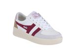 Gola Grandslam Trident Scarpe Sportive Da Donna Con Lacci In Bianco, Taglia 37