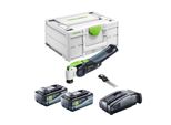 Festool Vecturo Osc 18 Basic Utensile Oscillante A Batteria 18 V Starlock Max Brushless + 2X Batteria 8,0 Ah + Caricatore Rapido + Systainer
