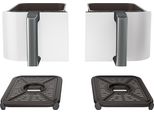 Sharkninja Ninja AF400EU, Friggitrice Ad Aria Calda, 9,5 L, Doppia, Bianco, Comando Rotante, Touch, Stand-Alone
