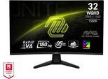 Msi Mag 32CQ6F Monitor Pc 80 Cm 31.5 Pollici 2560 X 1440 Pixel Wide Quad Hd Nero
