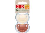 Nuk For Nature Succhietto In Lattice 0-6M Confezione Da 2 Pezzi Rosso - 0-6M