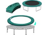 Clanmacy Copertura Per Bordo Trampolino, Protezione Per Bordo, Accessori Per Trampolino, Copertura Per Molle Per Trampolino 244 Cm Verde