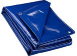 Telone Wiltec Resistente Alle Intemperie Blu, Telone Impermeabile Con Occhielli 3 X 5 M, Telone In Poliestere 650 G/M², Telone Da Giardino Resistente Ai Raggi Uv, Robusto Telone Protettivo Con Rivestimento In Pvc