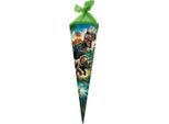 Goldbuch Scuola Cono Vulcano Dinosauro 85 Cm Esagonale Con Bordo In Tulle