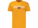 T-Shirt In Cotonelogico Con Scollo Rotondo Stampa Logo Napapijri : Taglia - M Taglia: M