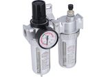 G1/2In Compressore D'aria Filtro Acqua Olio Separatore Regolatore Con Manometro Massimo 1Mpa