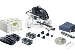 Sega A Batteria Festool Kapex Ksc 60 Eb Basic 18 V / 36 V 216 Mm Brushless + 2X Batteria 8,0 Ah + Caricatore + Systainer