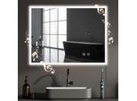 Specchio Da Bagno Yoleo Con Illuminazione, Altoparlante Bluetooth, Specchio Da Parete Con Presa E Vetro Antideflagrante, 3 Colori Di Luce Regolabili