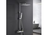 Set Doccia A Pioggia GöRbach Set Completo Di Accessori Doccia In Acciaio Inox Sistema Doccia Termostatico Soffione Doccia Doccia A Mano Barra Doccia Cromata.