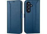 Custodia Per Cellulare Per Samsung Galaxy A36 5G Cover Flip Case Pieghevole Cover Protettiva, Blu
