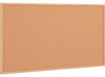 Vidaxl Lavagna In Sughero Con Cornice In Legno Di Pino Massiccio 100 X 55 Cm