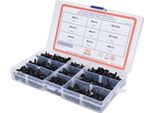 380Pcs Kit Di Viti Autofilettanti Acciaio Al Carbonio Nero A Testa Tonda Assortimento Di Viti Autoperforanti
