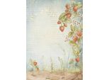 Carta Di Riso Per Decoupage Carta Per Bricolage A4 - Stamperia - Hidden Grove Fragole