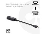 Club3D Adapter Minidisplayport > Hdmi 2.1 Hdr 8K60Hz Retail