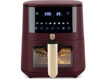 Friggitrice Ad Aria Berlinger Haus 5L Con Finestra Visibile, Controllo Digitale Della Temperatura 40-200, Funzione "Quick & Keep Warm"", Protezione Contro Il Surriscaldamento, Display Led Touch Screen"