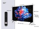 Tcl P69K Serie Smart Tv 4K Ultra Hd 50 Pollici 50P69K, Dolby Audio, HDR10+, Google Tv