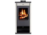 Stufa A Legna Victoria Vanessa Lux Ivory - 9,00 Kw, Classe A+, Compatta Ed Efficiente