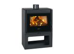 Stufa A Legna Prity PM-TV Con Ampia Finestra Di Visualizzazione Stufa A Legna Da 13 Kw