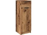 Vidaxl Mobile Da Bagno Con Anta In Legno Di Recupero 32 X 34 X 90 Cm Materiale A Base Di Legno
