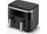 Severin Fr 2463 Friggitrice Ad Aria Calda Doppia 8 L Indipendente 2600 W Nero