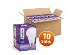 Set Di 10 Lampadine Braytron Led E27 9W Lampadina A60 6500K Bianco Freddo Forma 806 Lumen