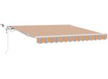 Vidaxl Tenda Da Sole Retrattile Multicolore 350 X 250 Cm