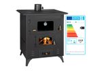 Cucina A Legna Prity Fr 13,9 Kw Con Forno Grande E Termometro, Piastra In Metallo