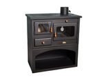 Stufa A Legna Prity 1P34 – 10,1 Kw, Con Forno E Piastra Metallica – Classe A
