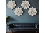 Set Di 4 Decorazioni Da Parete In Legno Vintage Amila