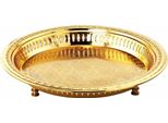 Vassoio Orientale Vassoio Da Portata Juman 40 Cm Oro