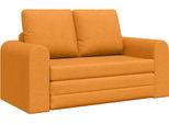 Vidaxl Divano Letto Giallo Scuro 148 X 71 X 83 Cm Tessuto