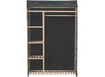 Syfax™ Armadio Grigio 110X40X170 Cm In Tessuto