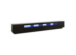 Syfax™ Mobile Porta Tv Con Luci Led Nero 300X35X40 Cm