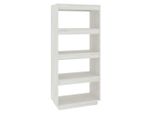 Syfax™ Libreria/Divisorio Bianco 60X35X135 Cm Legno Massello Di Pino