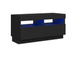 Syfax™ Mobile Porta Tv Con Luci Led Nero 80X35X40 Cm