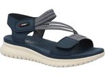 Cipriata - Sandali Da Donna "Eletta"", Cinturini Incrociati DF4644 (37 Eu) (Blu Navy Scuro)"