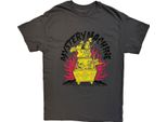 Scooby Doo - Maglietta "Mystery Machine Flames"" Per Uomo/Donna Unisex RO15429 (L) (Antracite)"