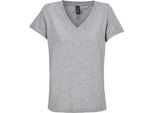 Sols - Maglietta Da Donna "Regent"", Scollo A V, Melange PC7995 (L) (Grigio Melange)"