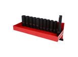 Ks Tools 1/2" 12-Kant-Kraft-Stecknuss-Satz, Lang, 13-Teilig (515.1140)"
