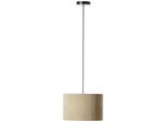 Brilliant Pendelleuchte "Tony", Grau, 1, Ø 35Cm, 1 Stk., Leuchten, Mit Cord-Lampenschirm, 150 X 35 Cm, E27, KüRzbar, Textil, Pendelleuchte