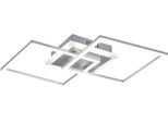 Reality Leuchten Led Deckenleuchte "Amy", Grau (Titansilberfarben), 1, H: 8Cm, 1 Stk., Leuchten, Led Deckenlampe, Led Deckenleuchte