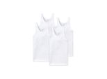 Unterhemd Schiesser "Unterhemd Essentials 4Er Pack", Herren, Gr. Xxl, N-Gr, Weiß, Obermaterial: 100% Baumwolle Co., Unterhemden Unterhemd