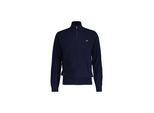 Sweatshirt Gant "Strickjacke Extrafine Lambswool Zip Cardigan", Herren, Gr. Xxl, Blau, Obermaterial: 90% Wolle Nzw. 10% Polyamid Pa., Sweatshirts Sweatshirt
