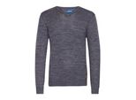Strickfleece-Pullover Blend "Strickpullover Bhdansel", Herren, Gr. M, Blau (Ensign Blau), Obermaterial: 50% Baumwolle Co. 50% Polyacryl Pan., Pullover