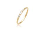 Verlobungsring Elli "Zirkonia Marquise Elegant Verlobung 925 Silber" Gr. 56, Gold, Fingerringe, Damen, 56Mm, Silber 925 (Sterlingsilber), Verlobungsring