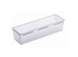 Rotho Basic Modulare Ordnungsbox 23 X 8 Cm FüR Schubladen, Kunststoff (Pp) Senza Bpa, Trasparente, (23,0 X 8,0 X 5,0 Cm)